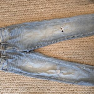 Light Blue Distressed Men's Jeans